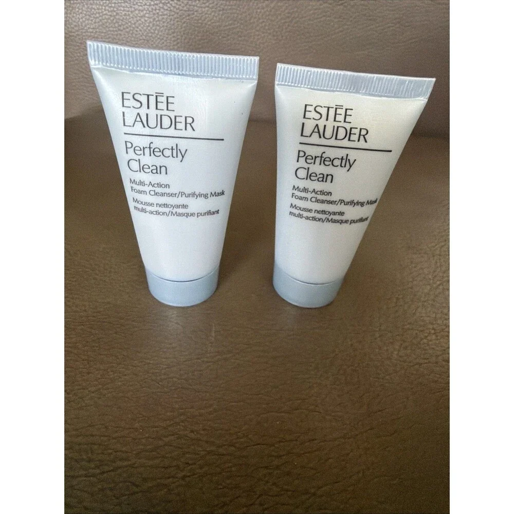 Estée Lauder Perfectly Clean Multi-Action Foam Cleanser Mask 30ml x2 Travel Size